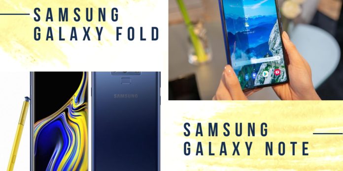 Samsung Galaxy Note и Samsung Galaxy Fold